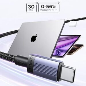 Cable UGREEN L532 USB-C a USB-C 240W PD 3.1 Nylon Trenzado 2 Metros